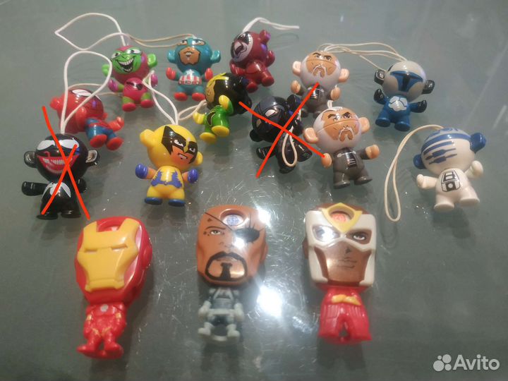 Киндер головастики из разных серий