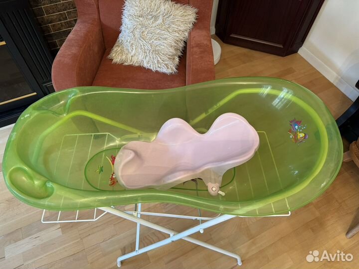 Подставка под ванну+ ванна+ горка