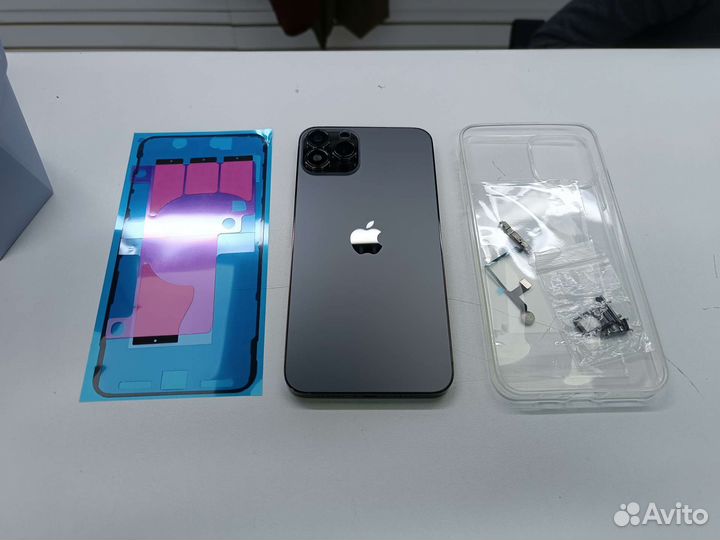 Корпус для iPhone xs max в стиле 14pro max(черный)