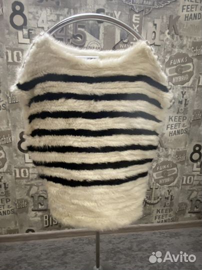 Меховой жилет из норки