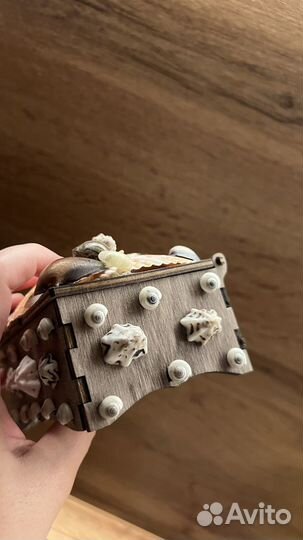 Шкатулка морская с ракушками