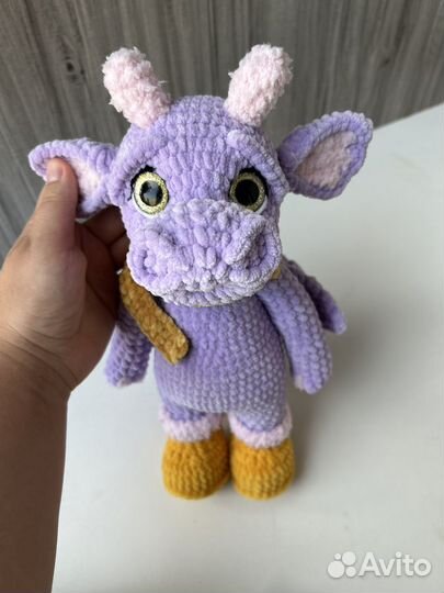 Вязаная Игрушка дракон