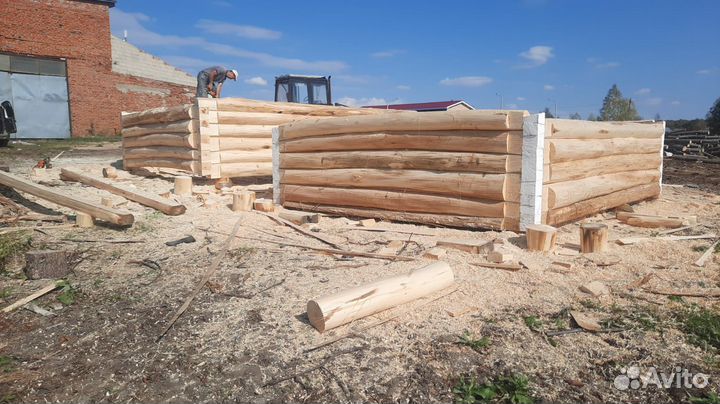 Сруб для бани липа