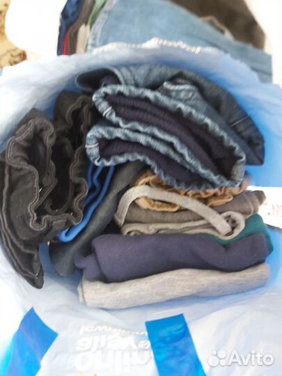 Детские вещи пакетом на мальчика 3 пакета