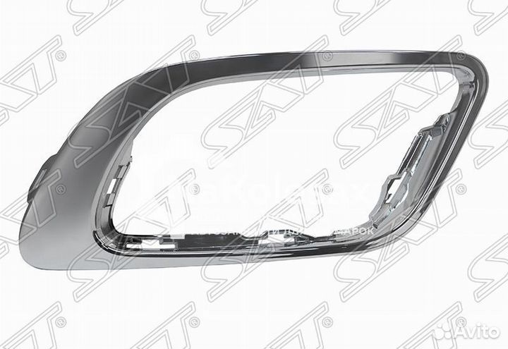 Молдинг оправы птф renault fluence 13-17 RH хром