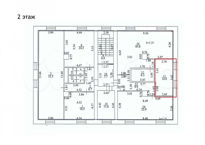 Офис, 32.9 м²