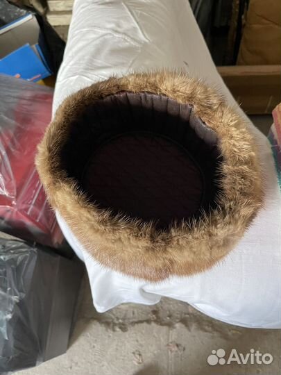 Норковая шапка мужская размер 56