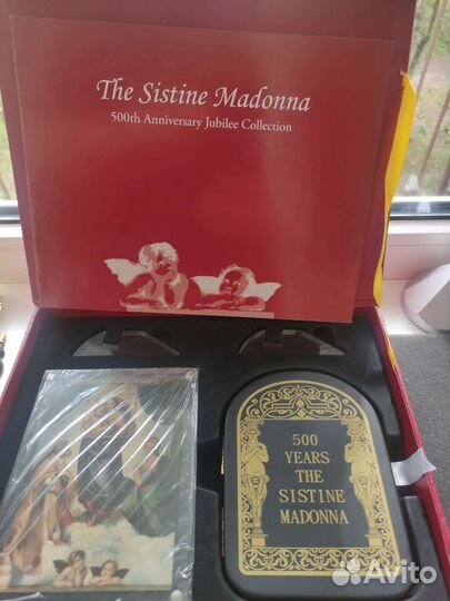 1кг Андорра Сикстинская Мадонна Серебряная монета