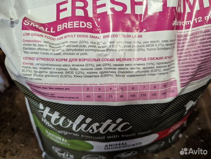 Корм для собак blitz