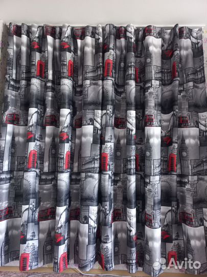 Новые шторы 2.0 + 2.0. Высота 2.50