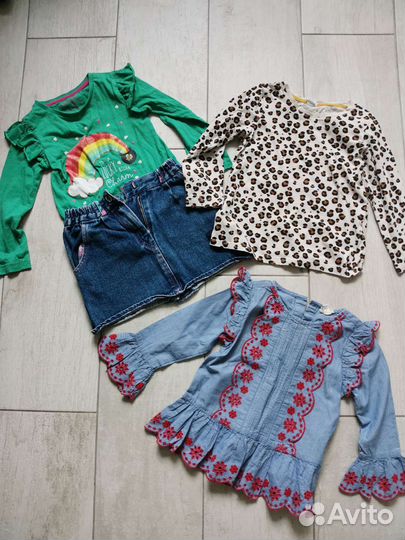 Вещи пакетом для девочки 98