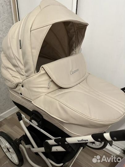 Коляска 2 в 1 эко кожа