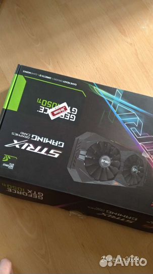 Коробка от видеокарты gtx 1050 ti