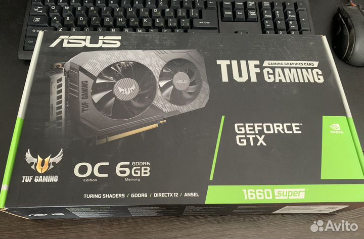 Видеокарта asus tuf gtx 1660 super