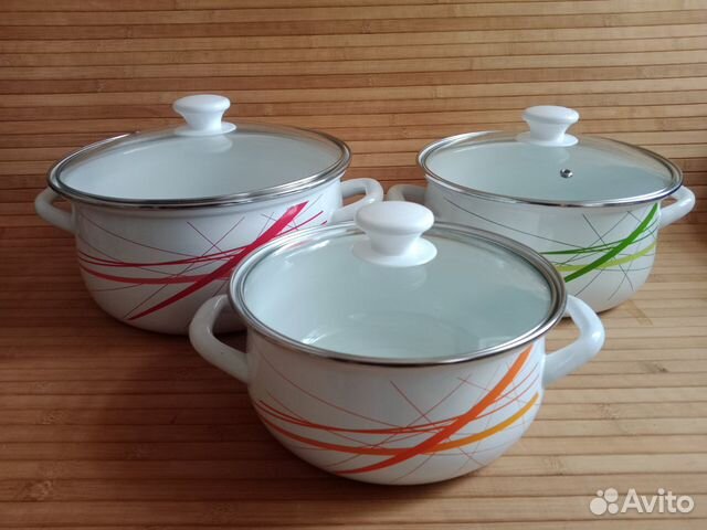 Кастрюли График-1- Экстра, 2л+3л+4л, неликвид