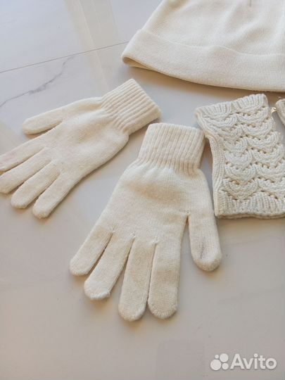 Перчатки, шапка