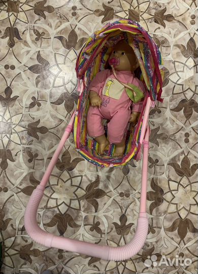 Игрушечная коляска для кукол