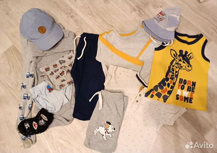 Пакет одежды на мальчика 80,86,92