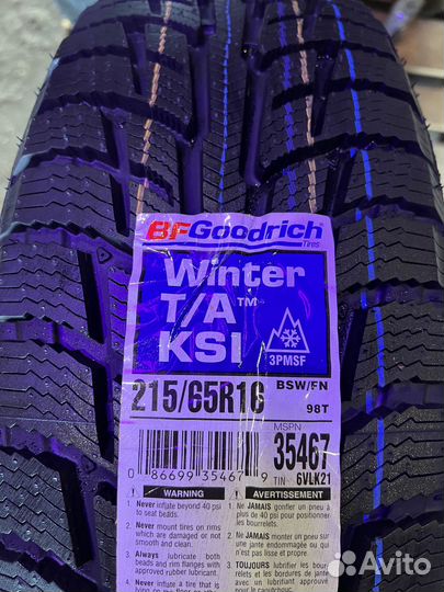 Bfgoodrich Winter T/A KSI 215/65 R16 98T