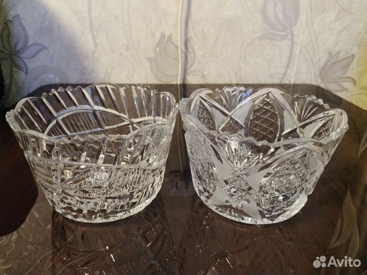 Ваза хрустальная