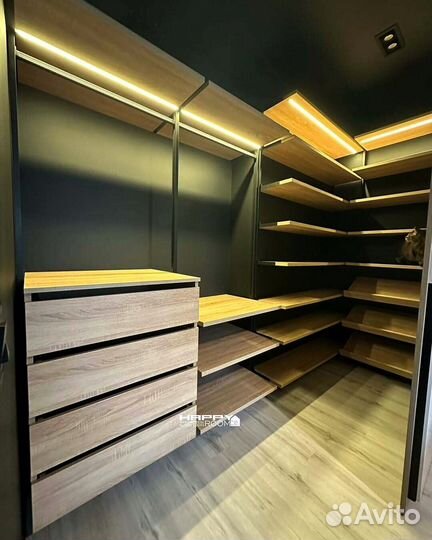 Гардеробная система с фабрики