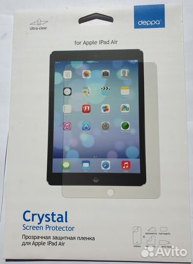 Прозрачная защитная пленка Deppa для Apple iPad Ai