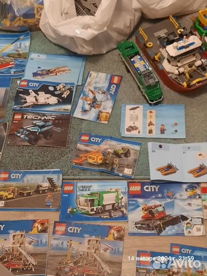 Lego city,tehnic более 25 наборов.Лего сити,техник
