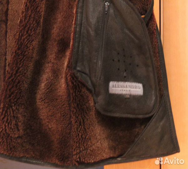 Модная мужская дубленка