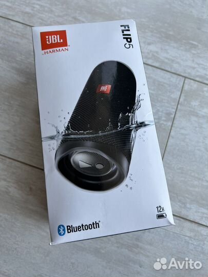 JBL flip 5 черная оригинал black новая