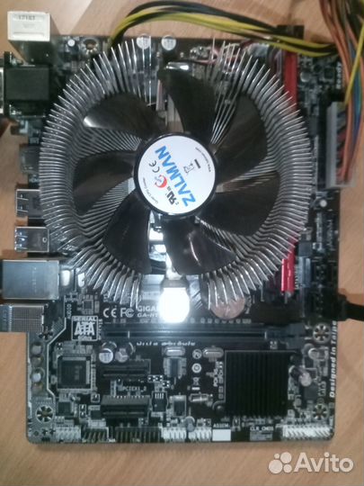 Мать 1151+проц G4560+16гб память