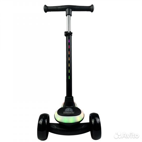 Самокат детский новый с неоновой подсветкой