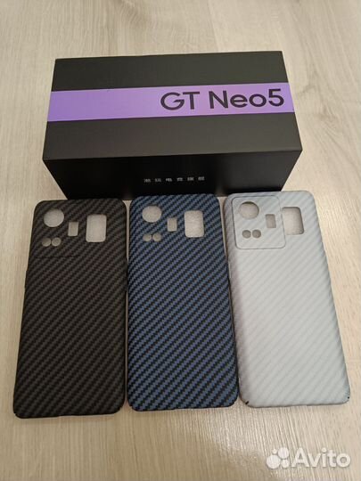 Чехол Realme GT Neo 5 GT-3 Карбон