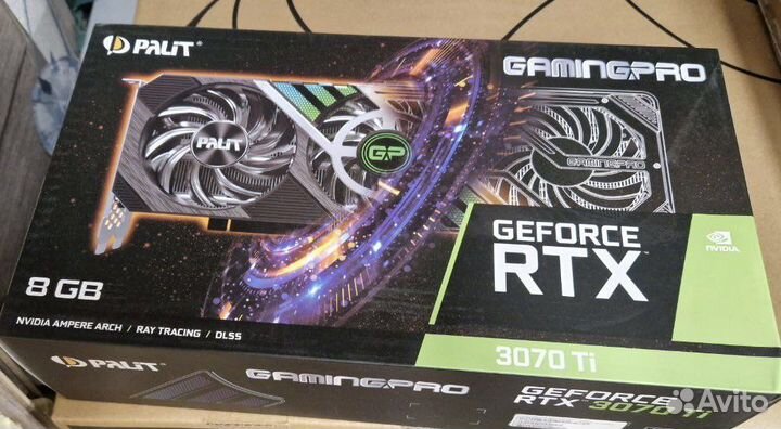 Видеокарта geforce RTX 3070 Ti gamingpro 8GB