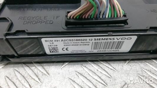 Блок комфорта renault laguna 3 (8LV21M301)