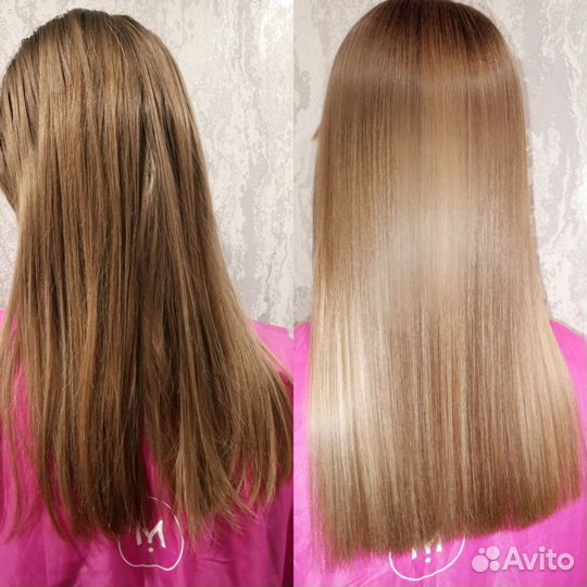 Кератиновое выпрямление волос ботокс