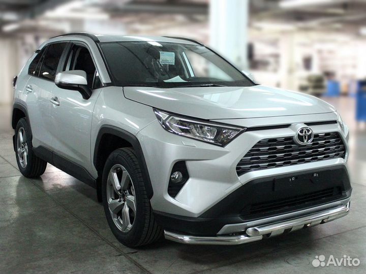 Защита переднего бампера Toyota Rav 4 19