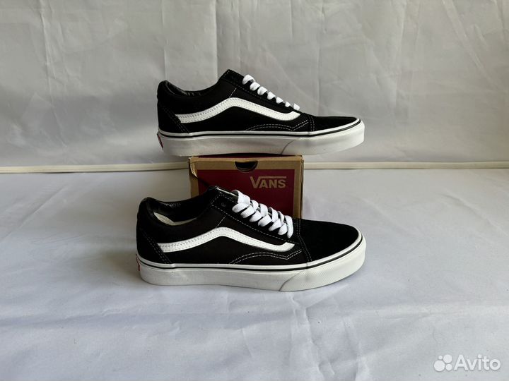 Кеды Vans Old Skool Black White Оригинал