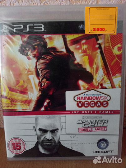 Splinter Cell:Double Agent + Rainbow Six Vegas PS3