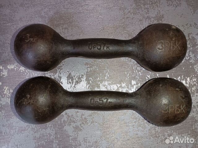 Гири 3 кг СССР чугун антиквариат спорт купить в Москве | Хобби и отдых ...