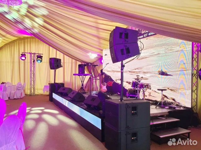 Аренда звукового оборудования для свадьбы, юбилея