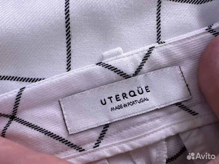 Uterque брюки белые широкие S M