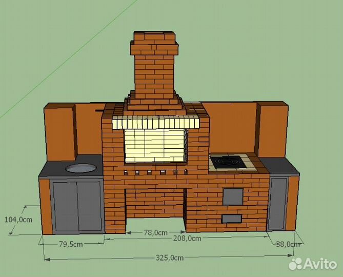 Проект комплекса барбекю
