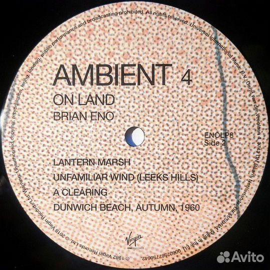 Винил Brian Eno – Ambient 4 (On Land)