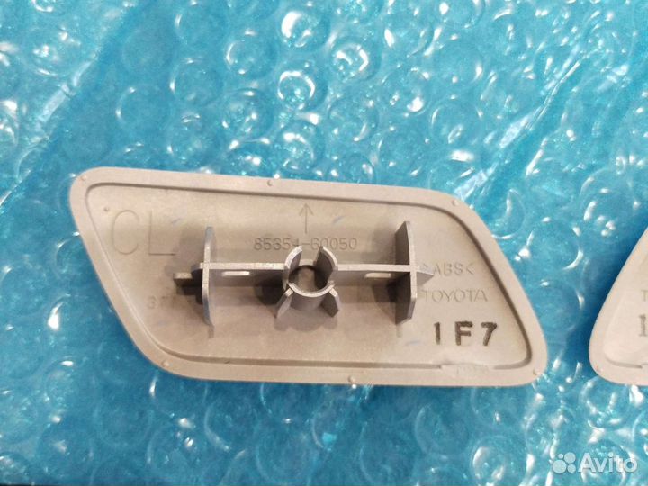 Крышки форсунок Land Cruiser 200 12-15 серебристые