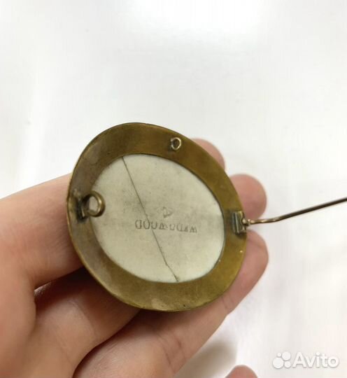 Антикварная брошь wedgwood