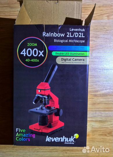 Микроскоп Levenhuk Rainbow 2L/D2L