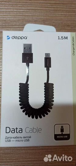 Кабель Deppa 72123-microUSB, 1,5 м