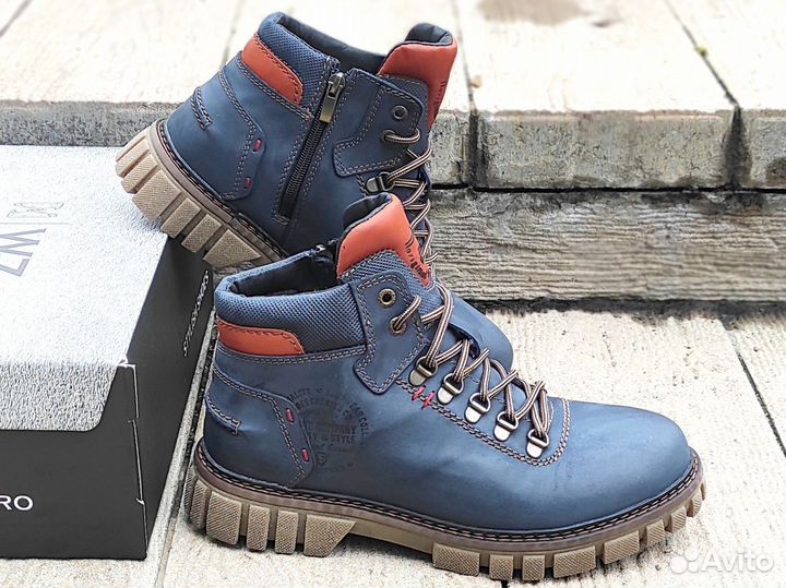 Ботинки зимние стиль Timberland Merrell