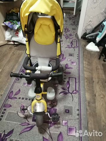 Детский велосипед с родительской ручкой