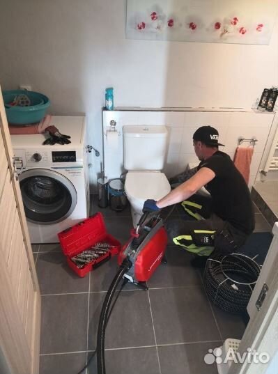 Прочистка канализации Устранение засоров Сантехник